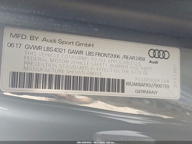 2018 AUDI R8 WUAKBAFX9J7900159 Photo 8