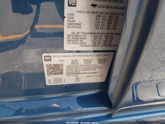 3GCPABEKXRG234897 Chevrolet l3b