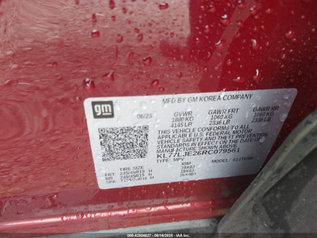 2024 CHEVROLET TRAX KL77LJE26RC079561 Photo 8