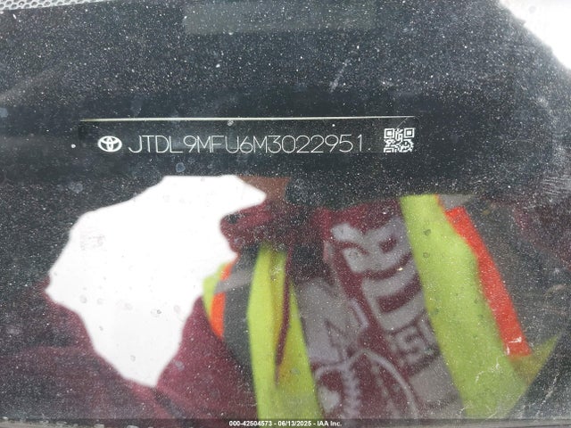 JTDL9MFU6M3022951 Toyota 2zr-fxe, 1nm+1mm