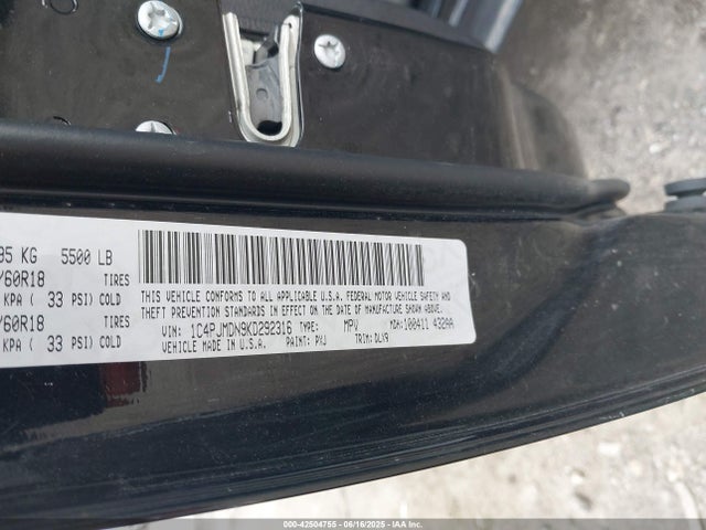 1C4PJMDN9KD292316 Jeep Cherokee