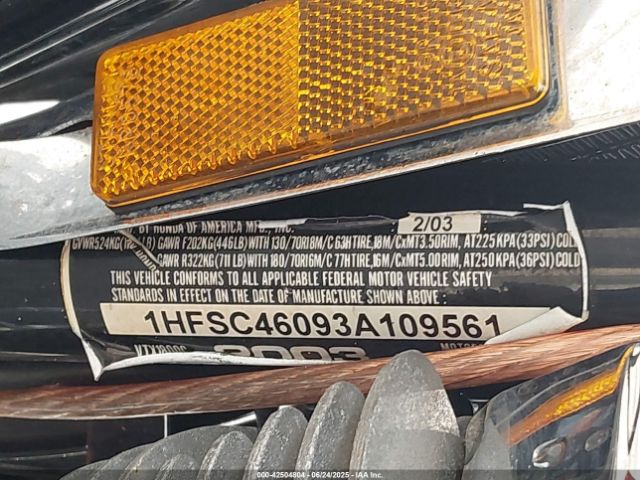 2003 HONDA VTX1800 1HFSC46093A109561 Photo 9