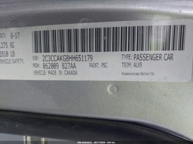 2017 CHRYSLER 300C 2C3CCAKG8HH651179 Photo 8
