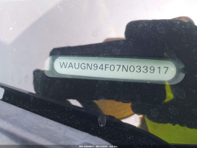 2007 AUDI S6 WAUGN94F07N033917 Photo 8