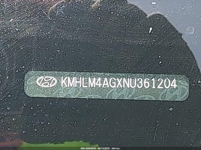 KMHLM4AGXNU361204 Hyundai mpi nu pe
