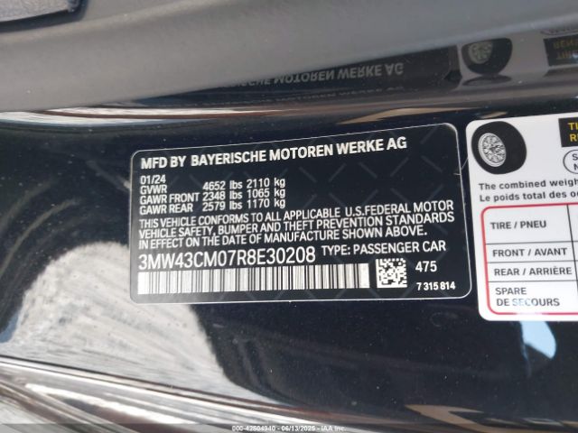 3MW43CM07R8E30208 BMW M240i