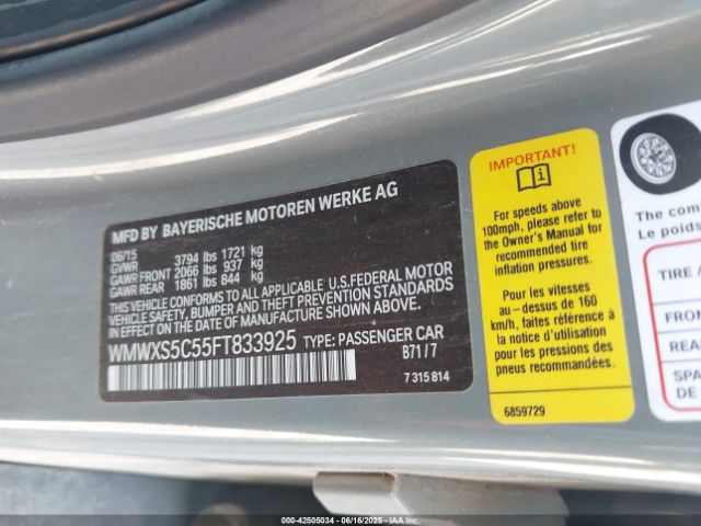 2015 MINI HARDTOP WMWXS5C55FT833925 Photo 8
