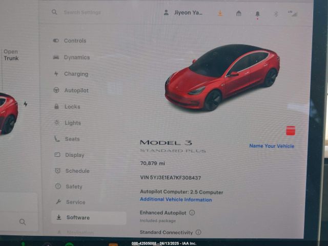 2019 TESLA MODEL 3 5YJ3E1EA7KF308437 Photo 6