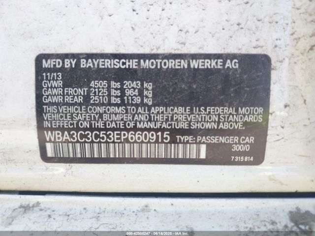 2014 BMW 320I WBA3C3C53EP660915 Photo 8