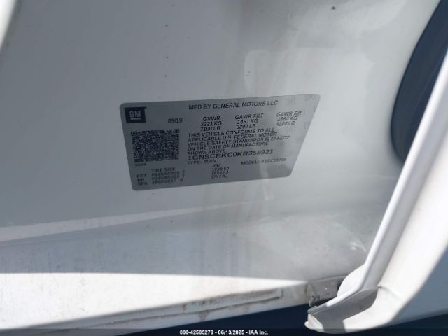 2019 CHEVROLET TAHOE 1GNSCBKC0KR358921 Photo 8