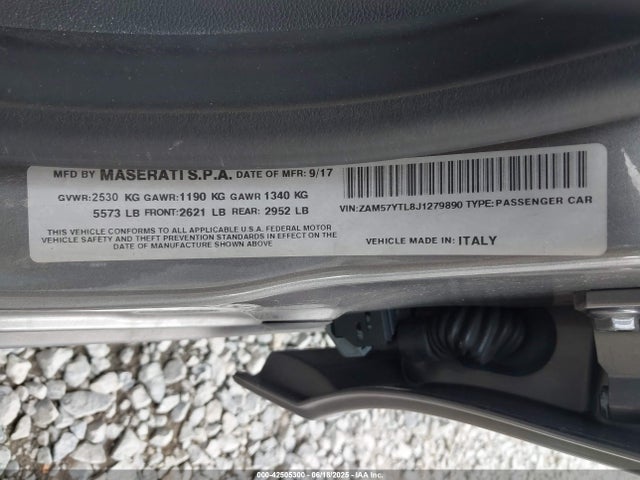 ZAM57YTL8J1279890 Maserati m156e