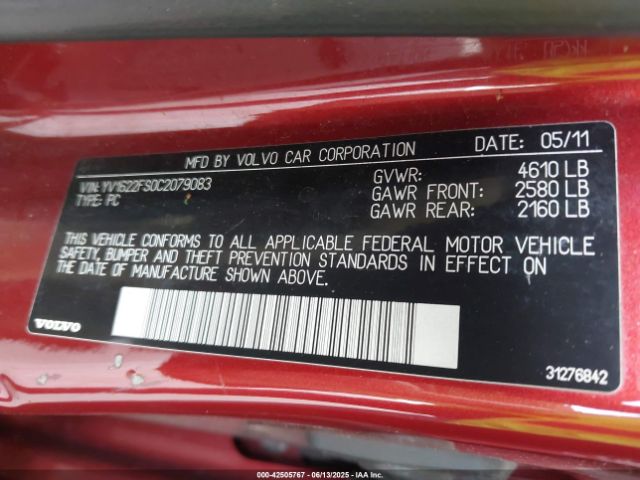 2012 VOLVO S60 YV1622FS0C2079083 Photo 8