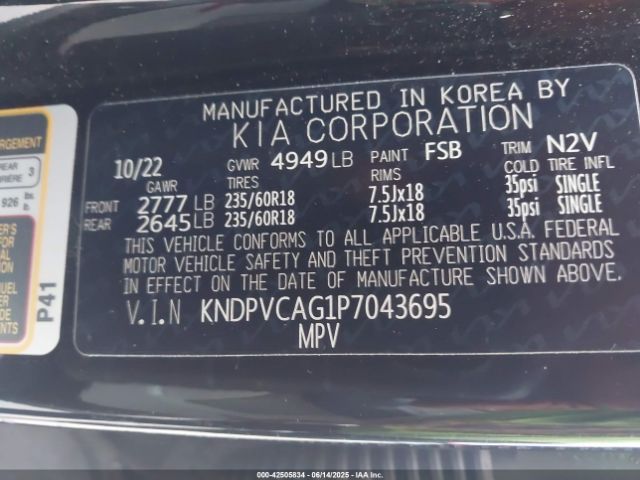 2023 KIA SPORTAGE HYBRID KNDPVCAG1P7043695 Photo 8
