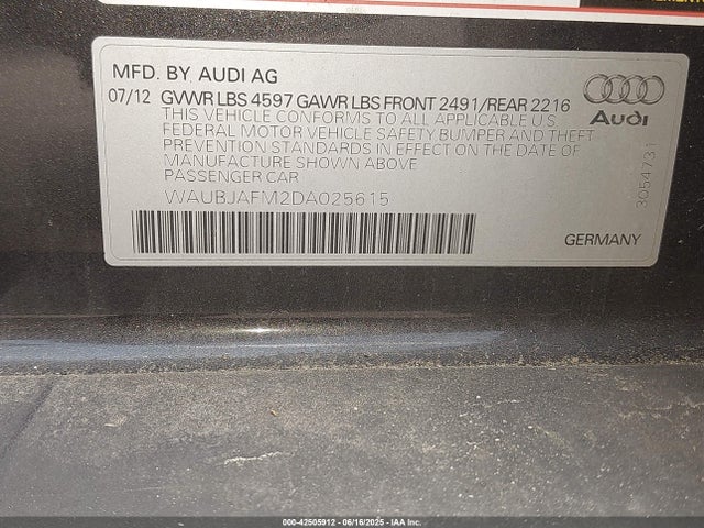 2013 AUDI A3 WAUBJAFM2DA025615 Photo 8