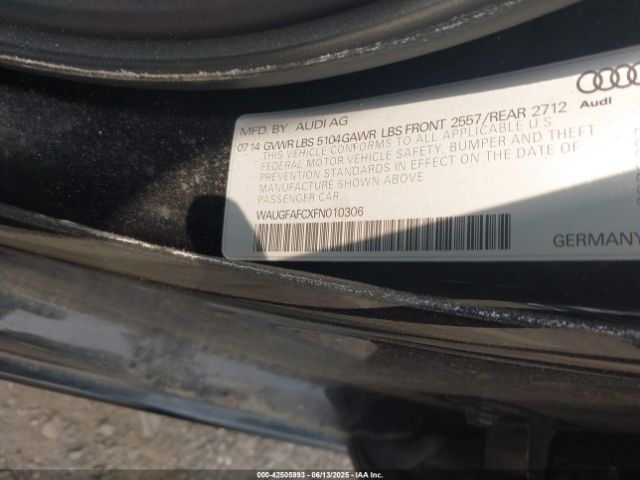 2015 AUDI A6 WAUGFAFCXFN010306 Photo 8