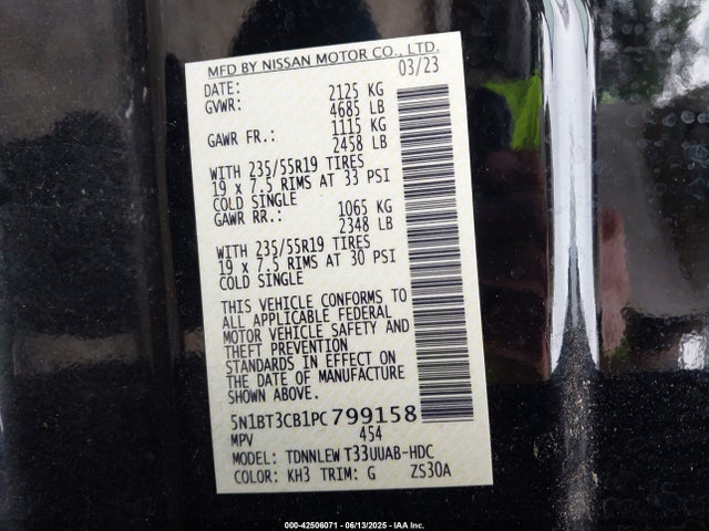 Nissan Rogue 2023 5N1BT3CB1PC799158 Image 9