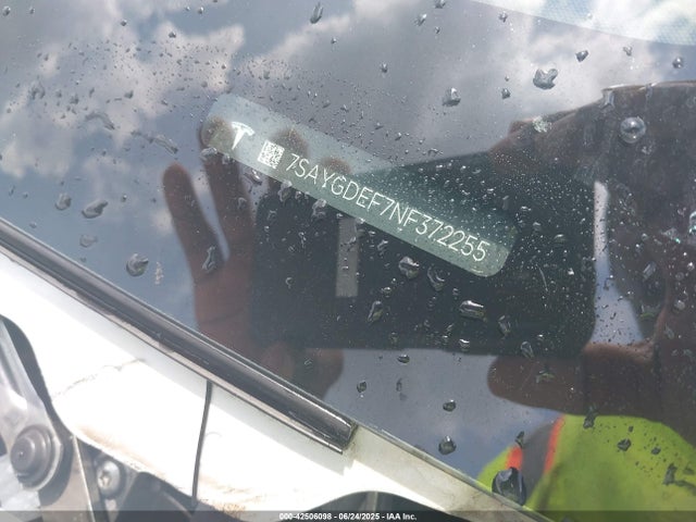 2022 TESLA MODEL Y 7SAYGDEF7NF372255 Photo 8