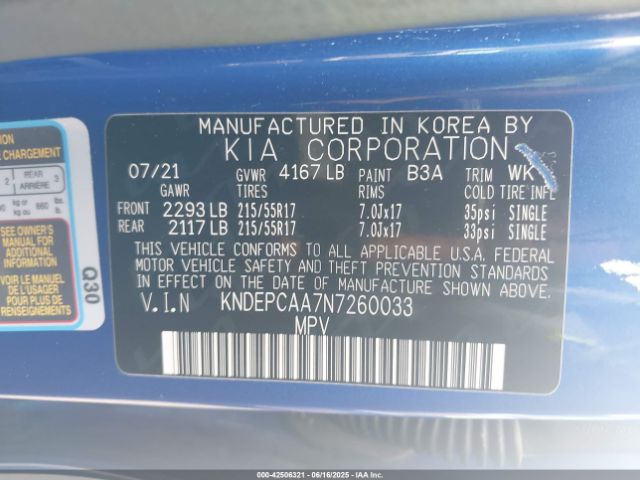 2022 KIA SELTOS KNDEPCAA7N7260033 Photo 8