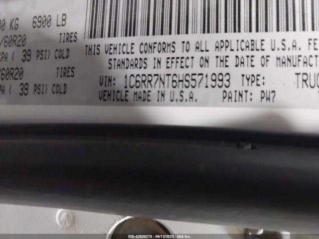 2017 RAM 1500 1C6RR7NT6HS571993 Photo 8