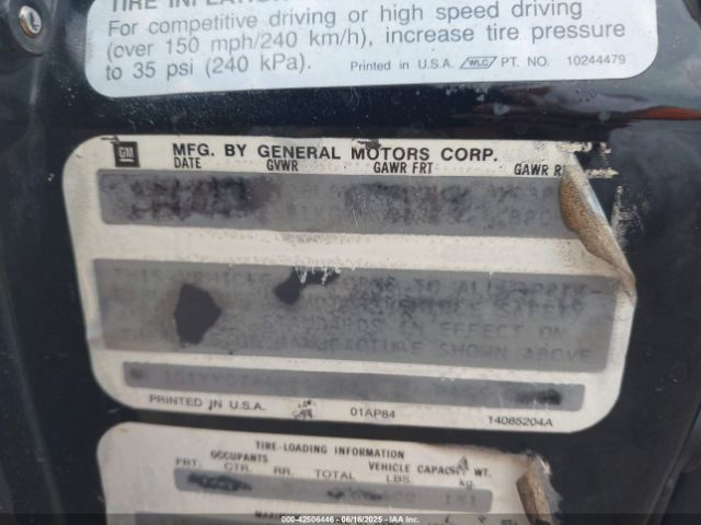 1985 CHEVROLET CORVETTE 1G1YY0784F5138524 Photo 8
