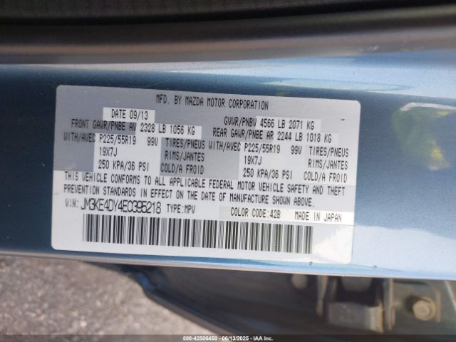 JM3KE4DY4E0395218 Mazda Cx-5 Grand Touring