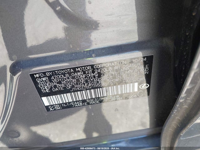 Lexus 2gr-fks 2024 JTHGZ1B21R5082151 Image 9