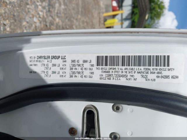 2013 RAM 1500 1C6RR7LT2DS648050 Photo 8