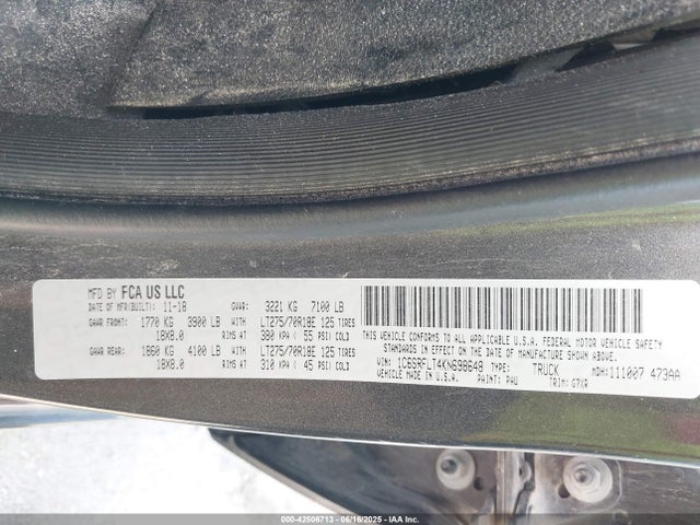 RAM 2019 2019 1C6SRFLT4KN698648 Image 9