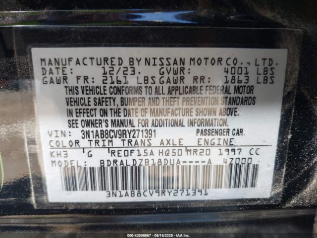 3N1AB8CV9RY271391 Nissan 2024