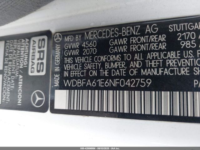 1992 MERCEDES-BENZ 300 WDBFA61E6NF042759 Photo 8