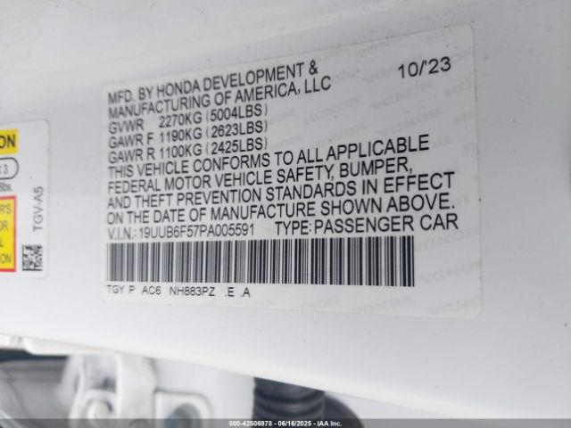 2023 ACURA TLX 19UUB6F57PA005591 Photo 8