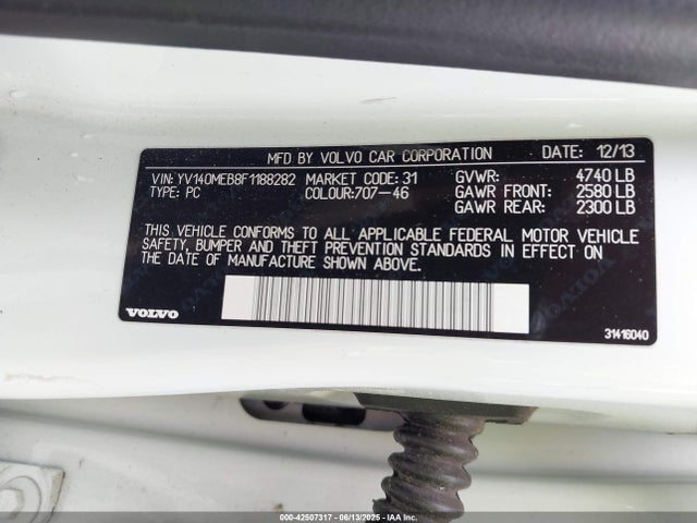 YV140MEB8F1188282 Volvo b4204t11