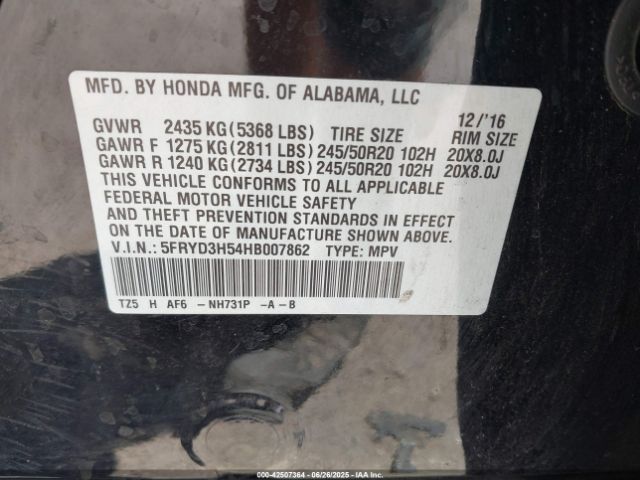2017 ACURA MDX 5FRYD3H54HB007862 Photo 8