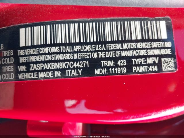2019 ALFA ROMEO STELVIO ZASPAKBN8K7C44271 Photo 8
