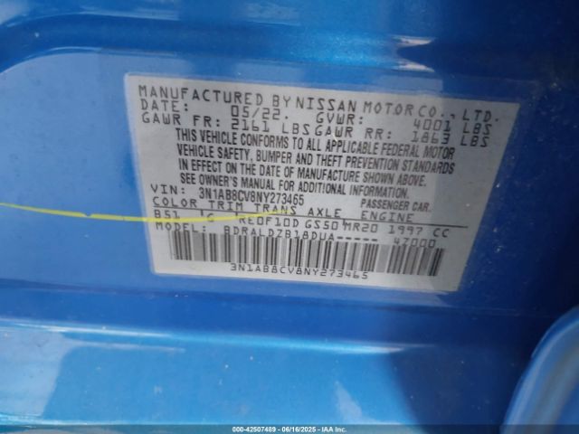 2022 NISSAN SENTRA 3N1AB8CV8NY273465 Photo 8