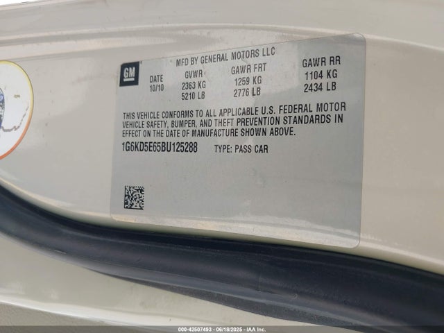 2011 CADILLAC DTS 1G6KD5E65BU125288 Photo 8