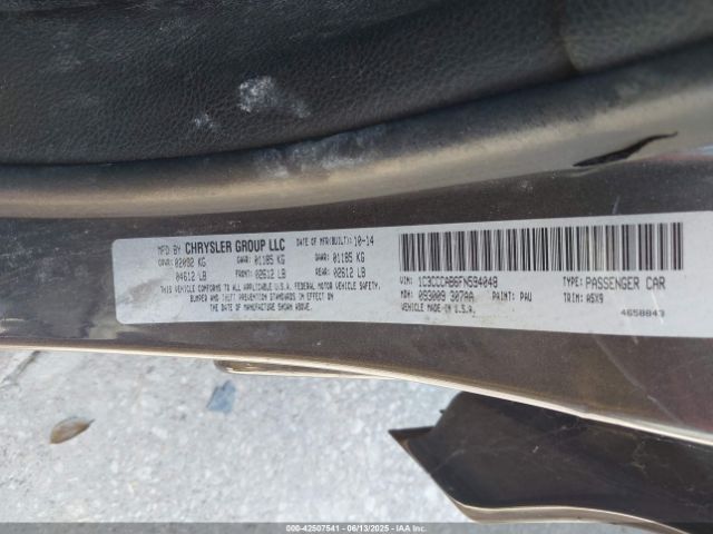 2015 CHRYSLER 200 1C3CCCAB6FN594048 Photo 8