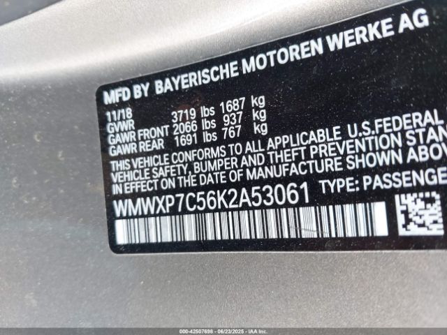 WMWXP7C56K2A53061 Mini 2019