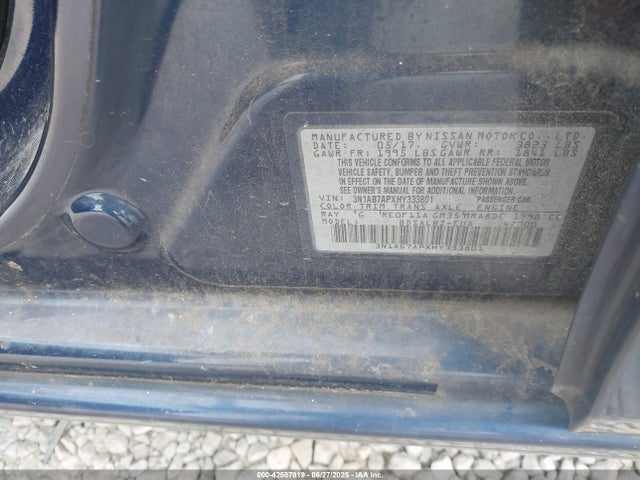 3N1AB7APXHY333801 Nissan Sentra