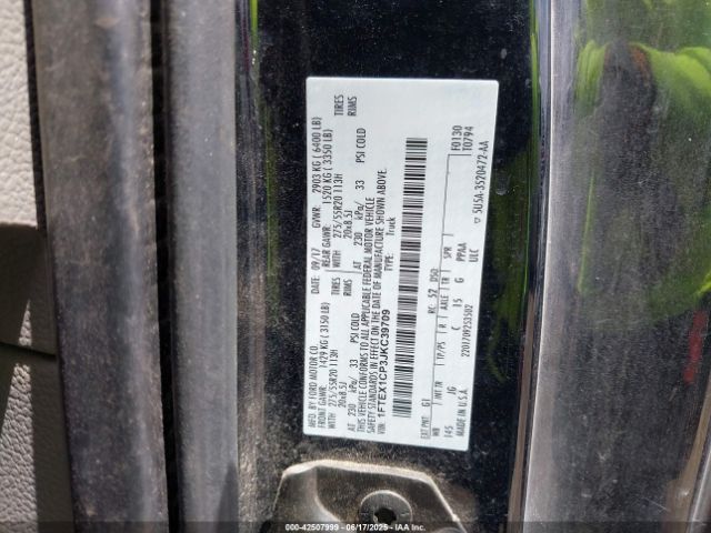 2018 FORD F-150 1FTEX1CP3JKC39709 Photo 8