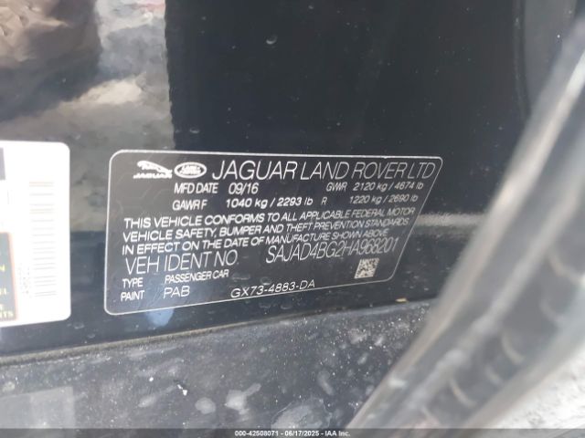 2017 JAGUAR XE SAJAD4BG2HA968201 Photo 8