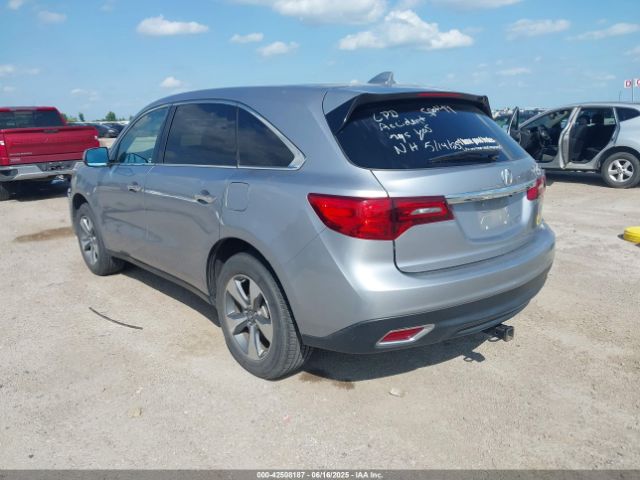 2016 ACURA MDX 5FRYD3H28GB020909 Photo 2
