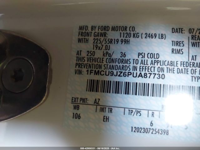 2023 FORD ESCAPE 1FMCU9JZ6PUA87730 Photo 8