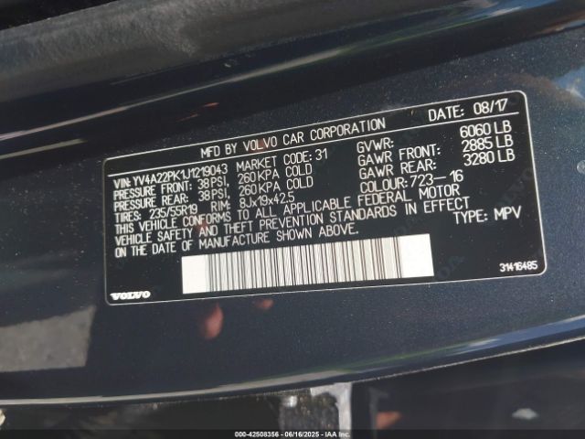 2018 VOLVO XC90 YV4A22PK1J1219043 Photo 8