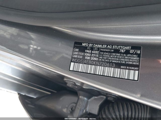 2019 MERCEDES-BENZ CLA 250 WDDSJ4EB0KN720613 Photo 8