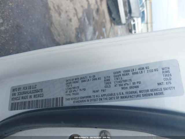 2020 RAM 2500 3C6UR4HL4LG266478 Photo 8