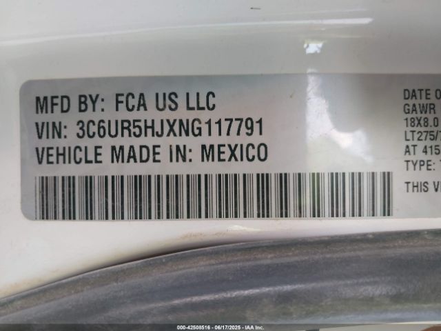 3C6UR5HJXNG117791 RAM 2022