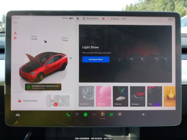 7SAYGDEF2NF409129 Tesla Model Y
