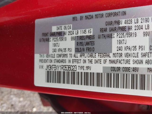 2024 MAZDA CX-5 JM3KFBXY1R0536023 Photo 8
