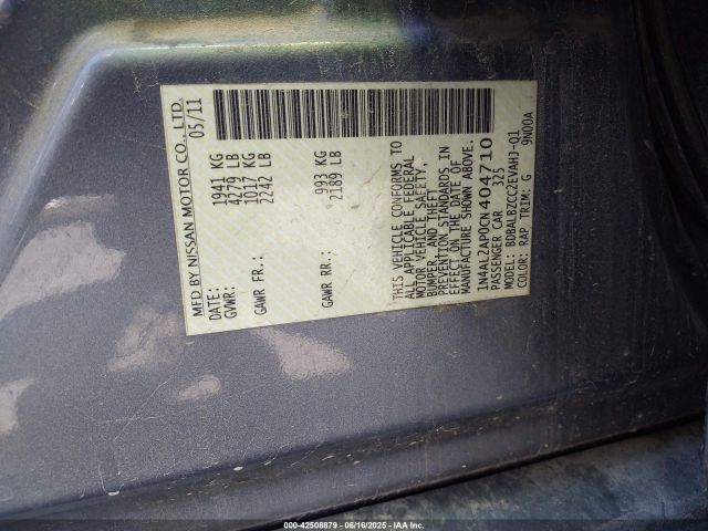 2012 NISSAN ALTIMA 1N4AL2AP0CN404710 Photo 8